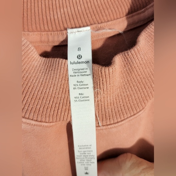 Lululemon Ready to Roll Crew• Pink Dye
Acid Rubber Rustic Coral•LIKE NEW•8 - Picture 9 of 15